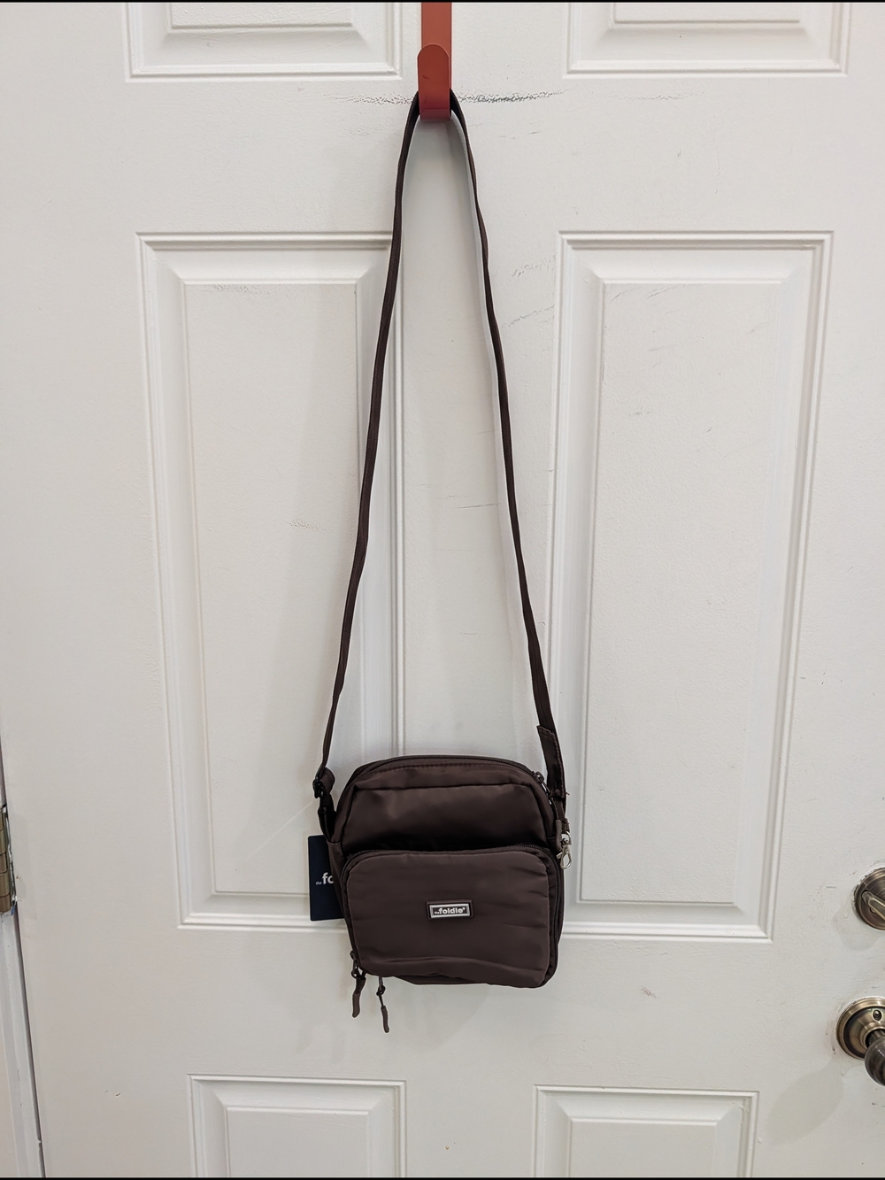 NWT The Foldie Brown Sling Bag - Picture 7 of 11